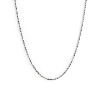 Thin Romance Necklace - Silver