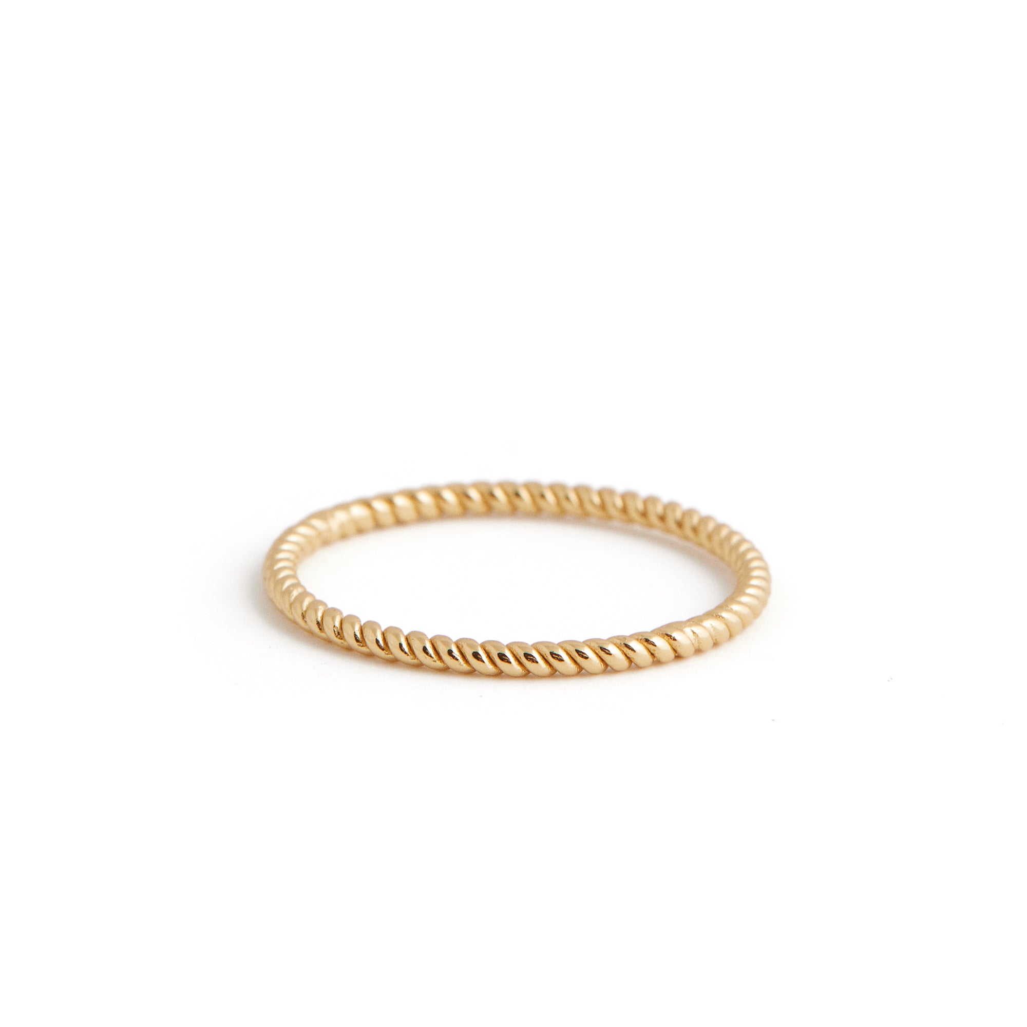 Torsade Ring - 10 Karat Gold Rings Compass Luxe   