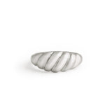 Croissant Ring - Silver Rings Twenty Compass   