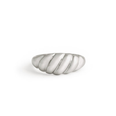 Croissant Ring - Silver