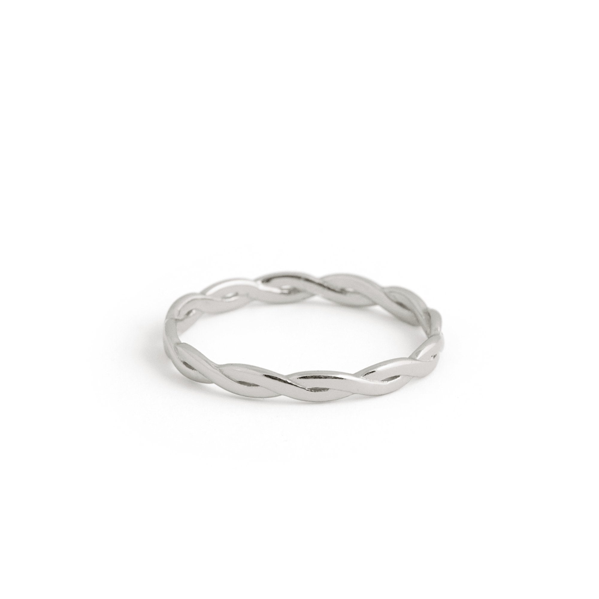 Braided Ring - Silver Rings Twenty Compass   