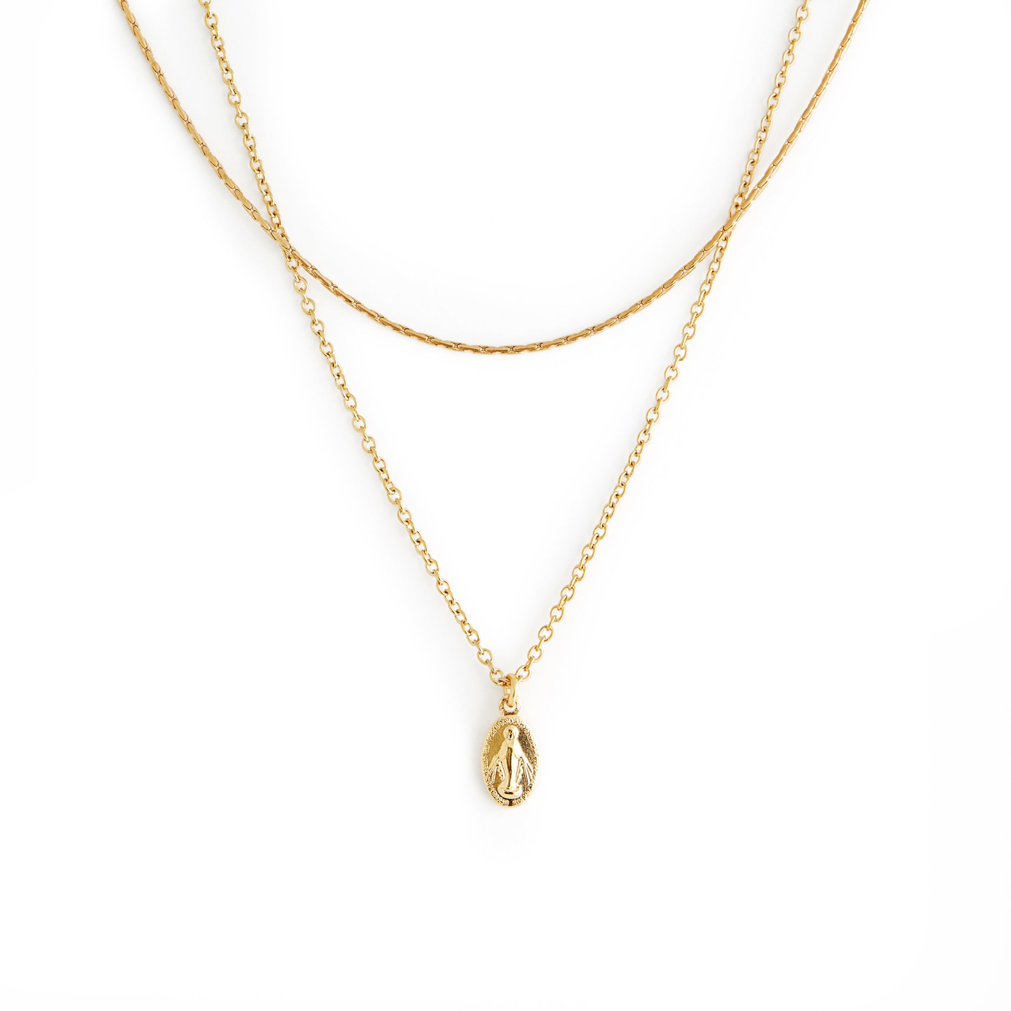 Saint Necklace - Gold Necklaces Twenty Compass   