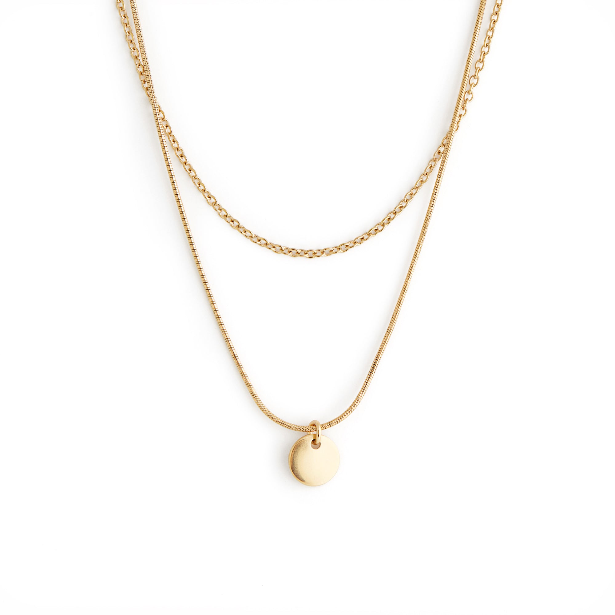 Berawa Necklace - Gold Necklaces TwentyCompass   