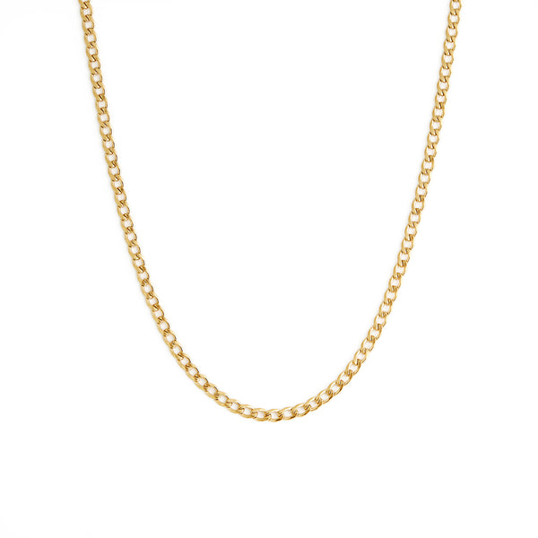 Billie Set - Gold Necklaces Twenty Compass    Cuban Necklace - Gold
