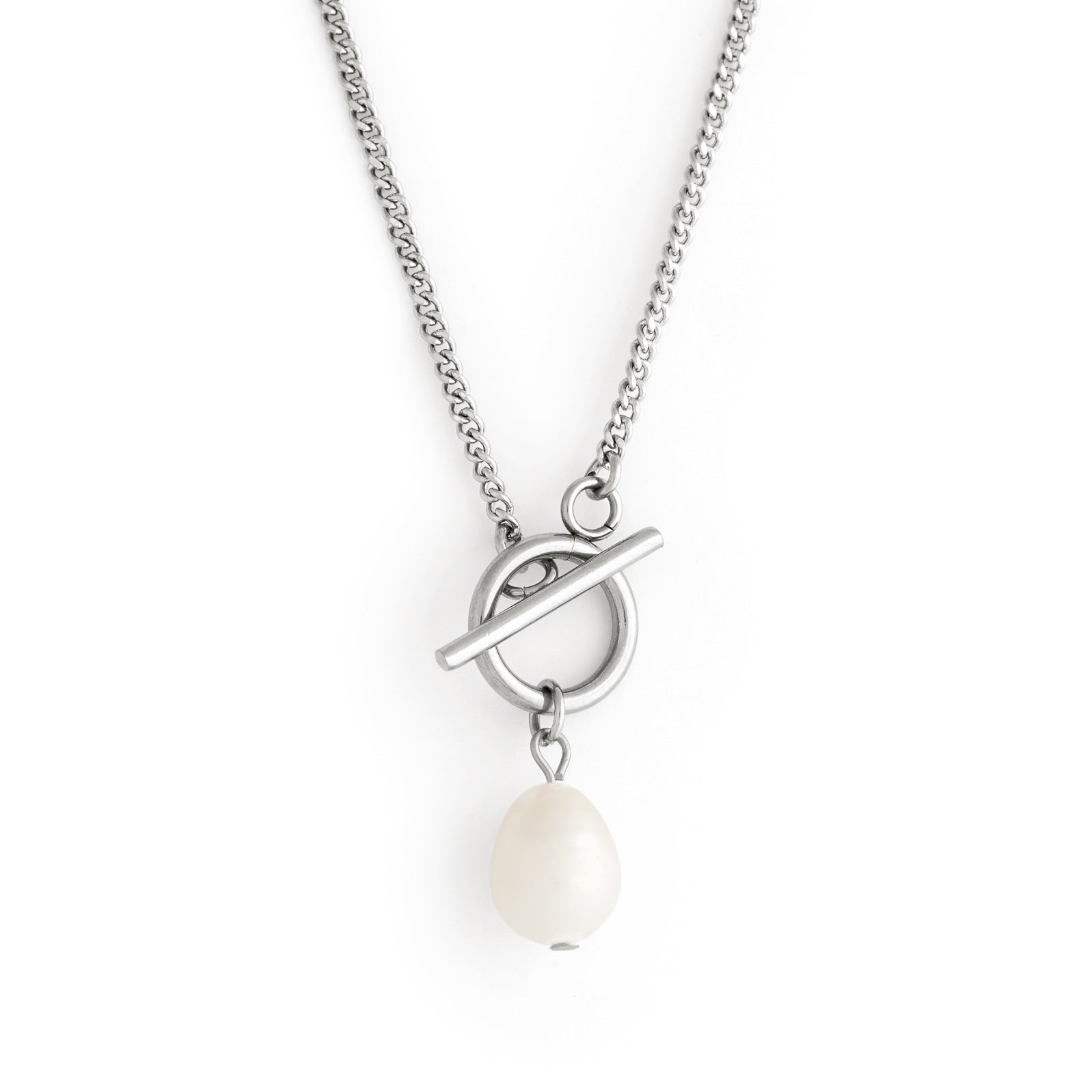 Freshwater Necklace - Silver Necklaces TwentyCompass   