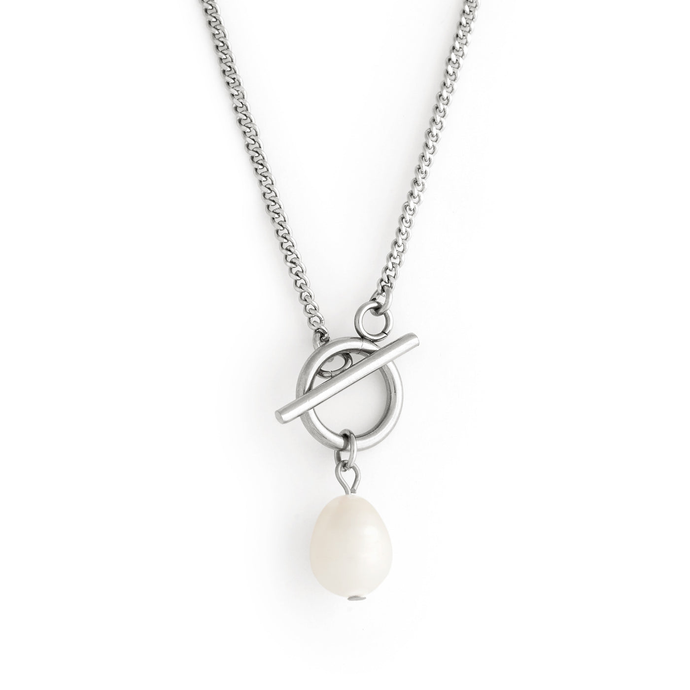 Freshwater Necklace - Silver Freshwater Necklace - Silver