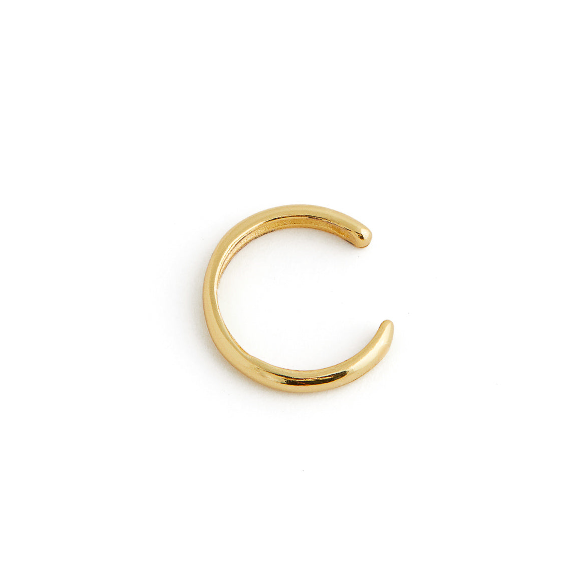 Basic Ear Cuff - Gold Vermeil Earrings Twenty Compass   