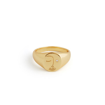 Beauty Ring - Gold Vermeil