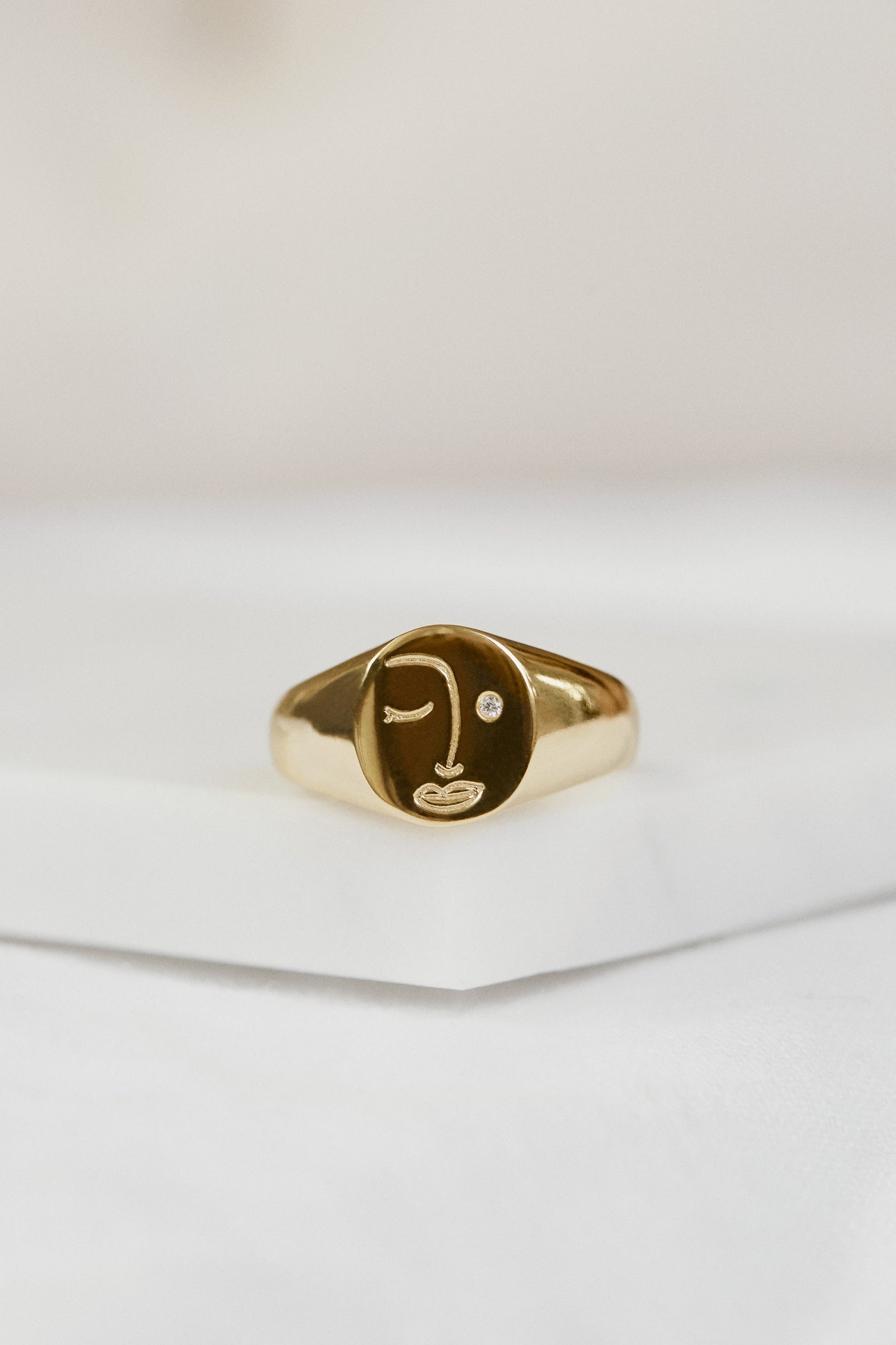 Beauty Ring - Gold Vermeil