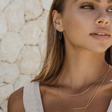 Saint Necklace - Gold Necklaces Twenty Compass   