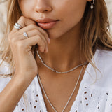 Gigi Necklace - Silver Necklaces TwentyCompass   