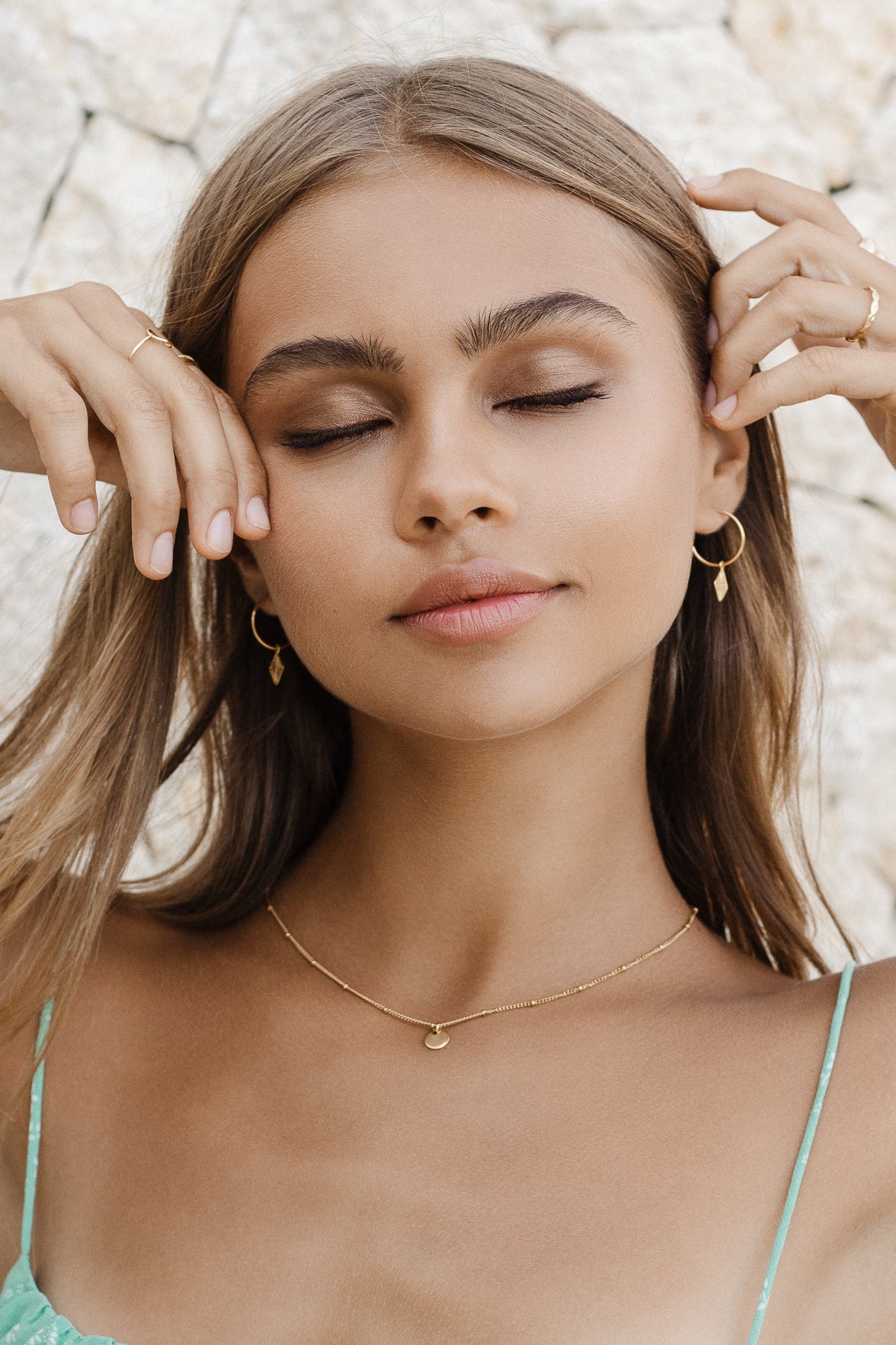 Delicate Necklace - Gold Necklaces Twenty Compass   