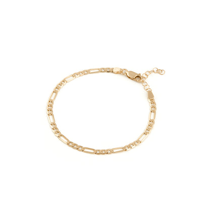 Figaro Bracelet - 10 Karat Gold