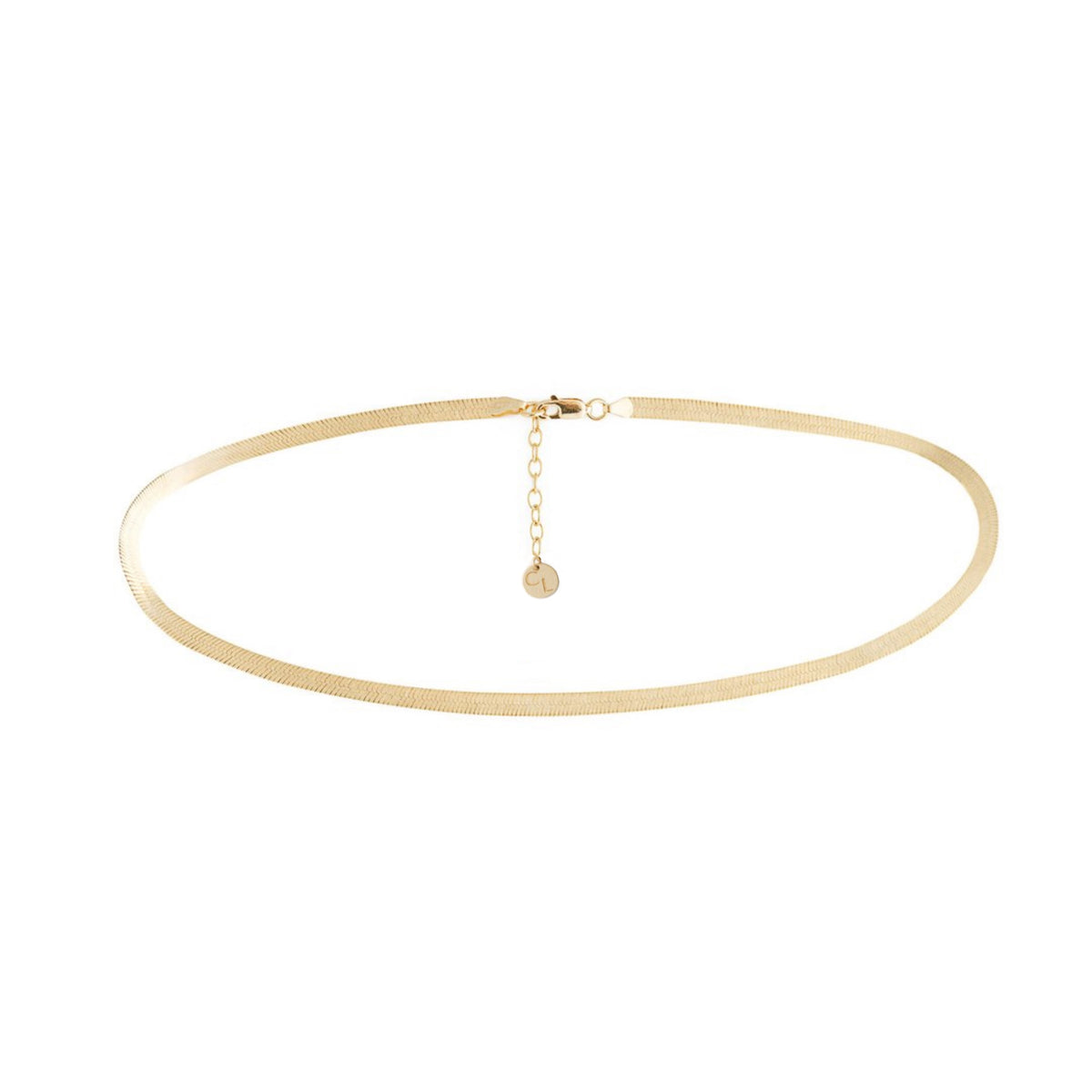 Herringbone Bracelet - 10 Karat Gold
