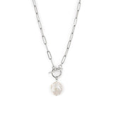 Gaia Necklace - Silver Necklaces Twenty Compass   