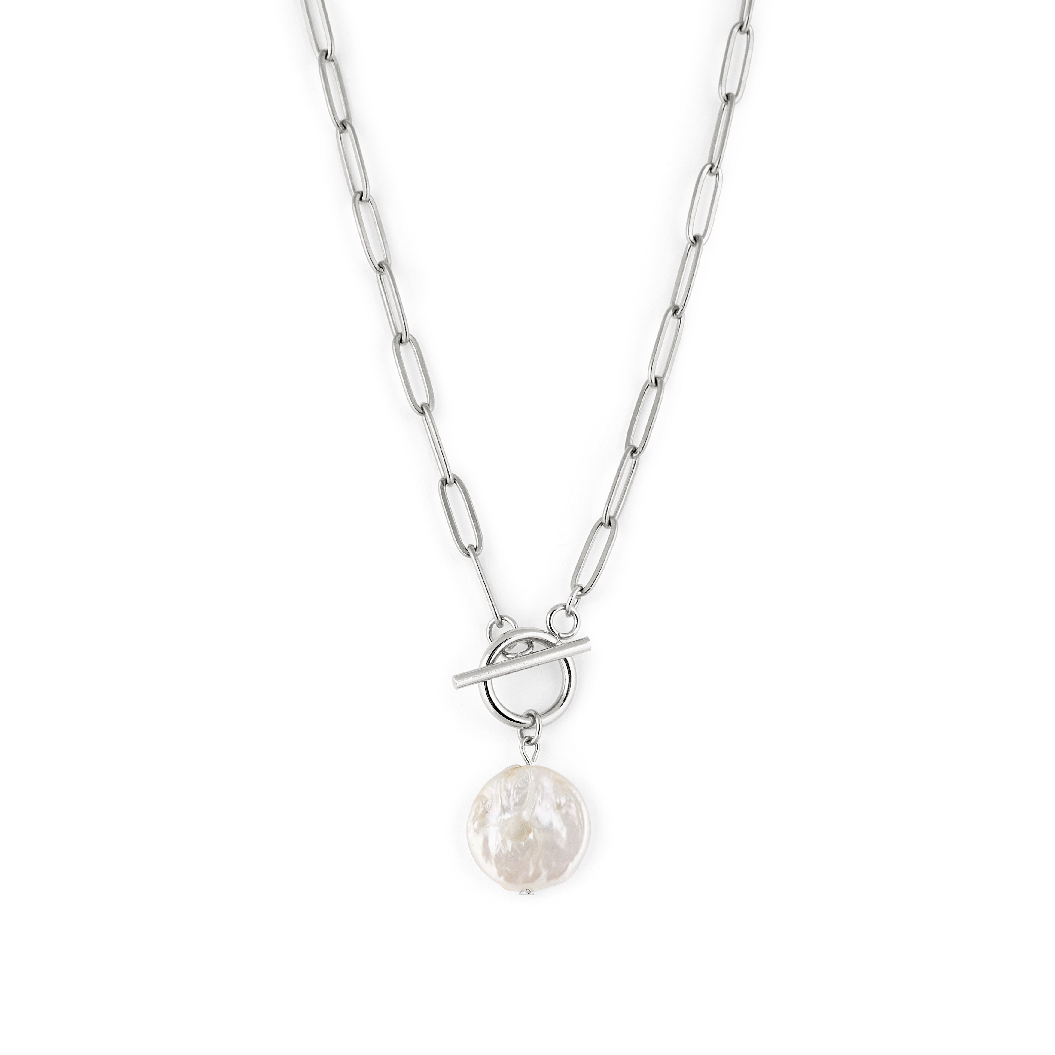 Gaia Necklace - Silver Necklaces Twenty Compass   