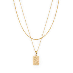 Work of Art Necklace - Gold Necklaces Twenty Compass   