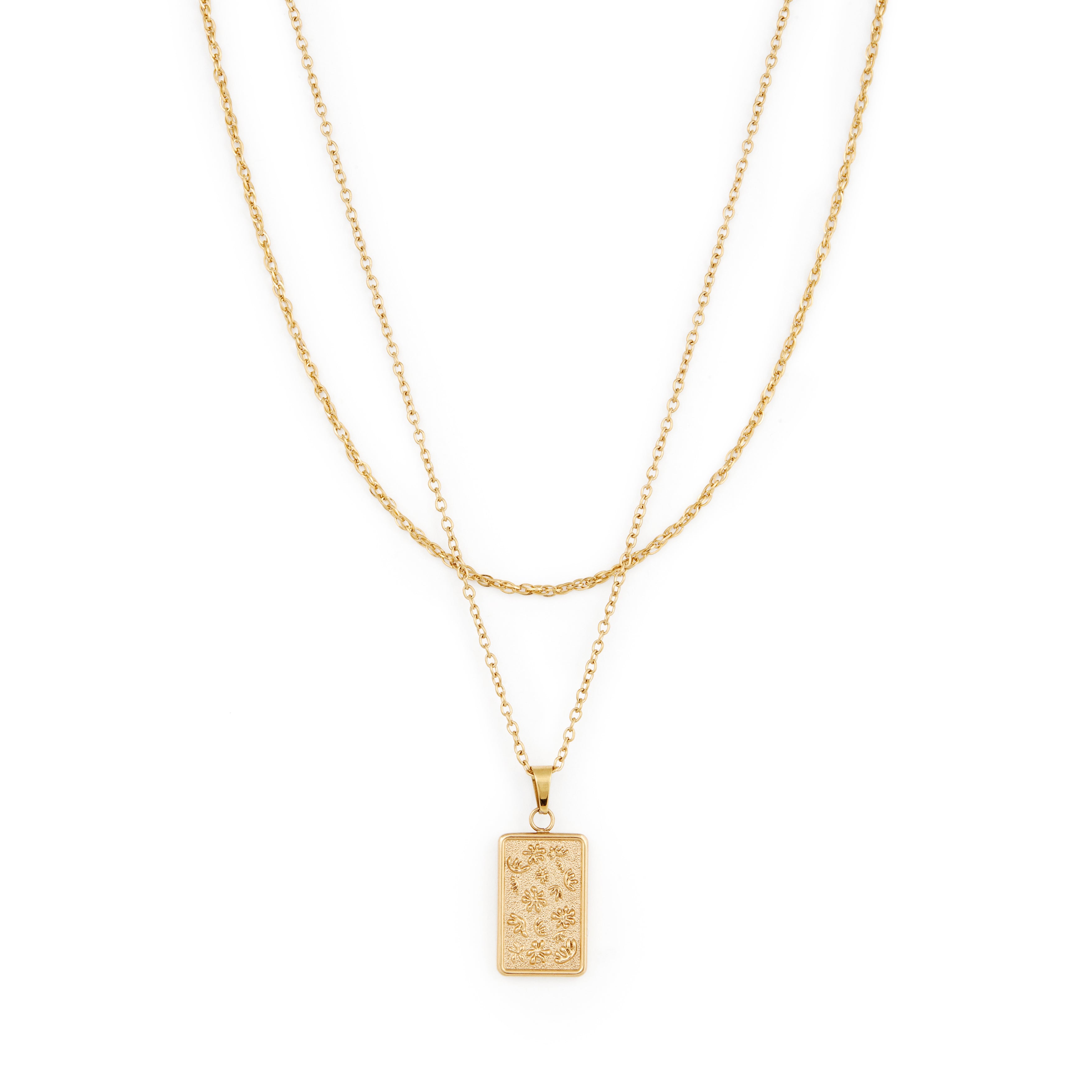 Work of Art Necklace - Gold Necklaces Twenty Compass   