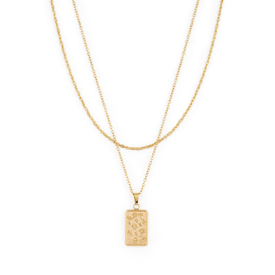 Work of Art Necklace - Gold