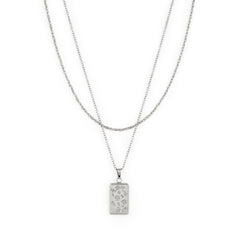 Work of Art Necklace - Silver Necklaces Twenty Compass   