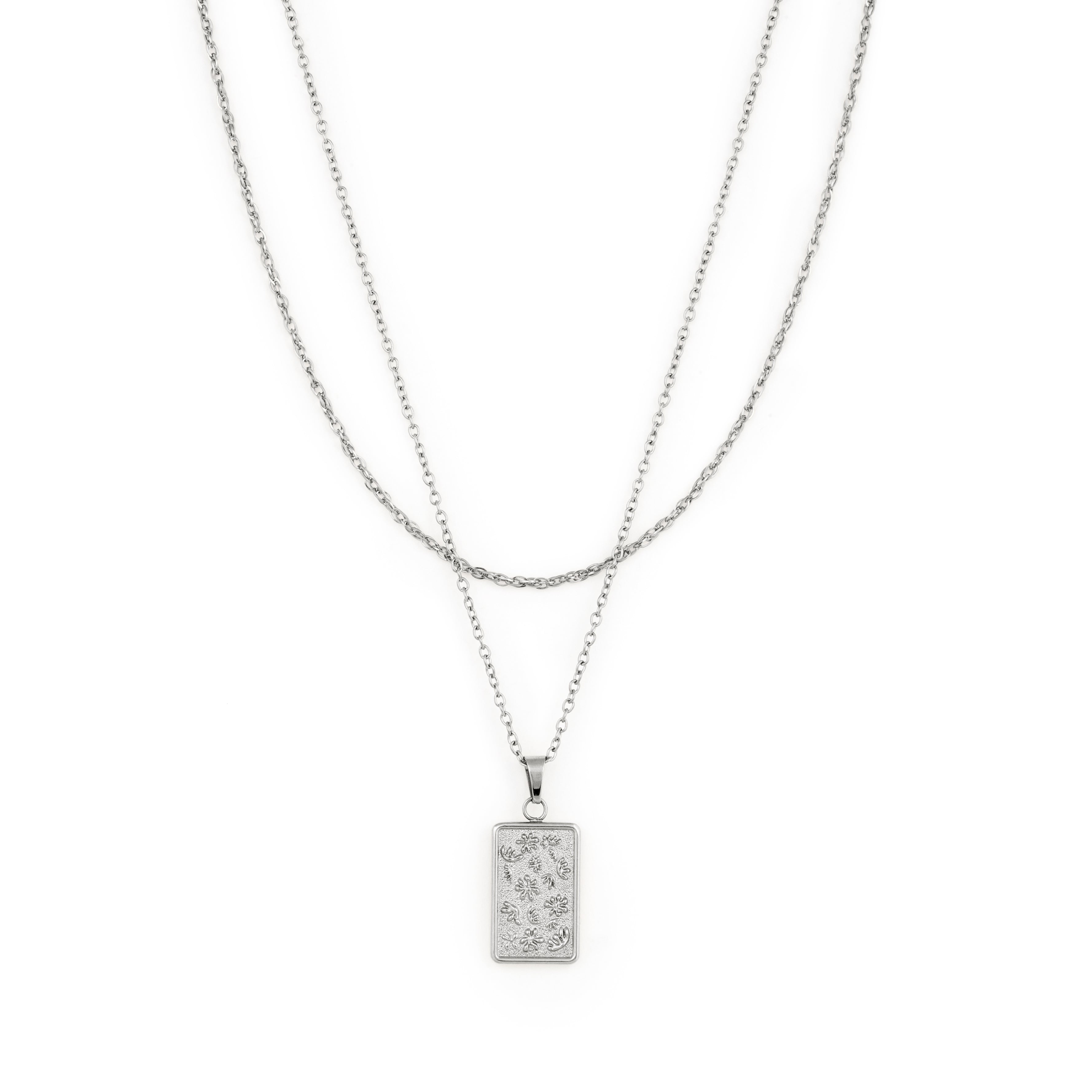 Work of Art Necklace - Silver Necklaces Twenty Compass   