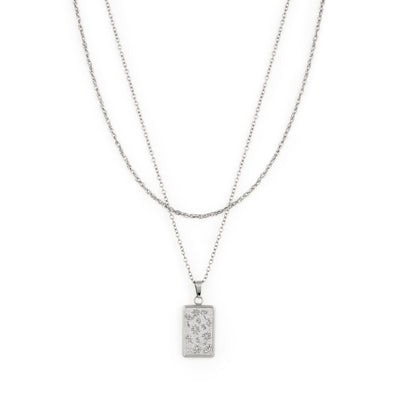 Work of Art Necklace - Silver