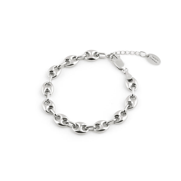 Louvres Bracelet - Silver Bracelets Twenty Compass    Louvres Bracelet - Silver