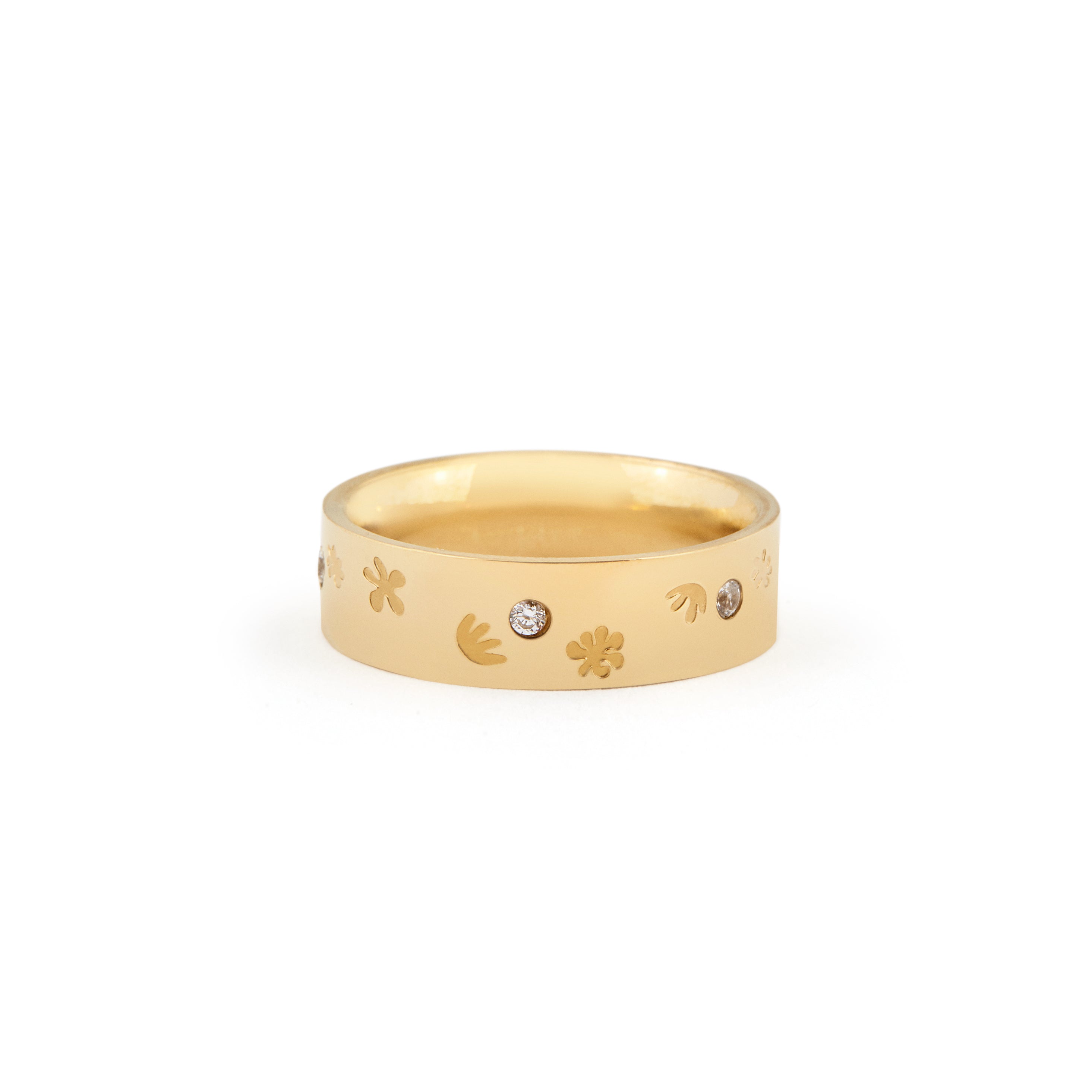 Work of Art Ring - Gold Rings Twenty Compass   