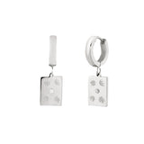 Work of Art Hoops - Silver Earrings Twenty Compass   