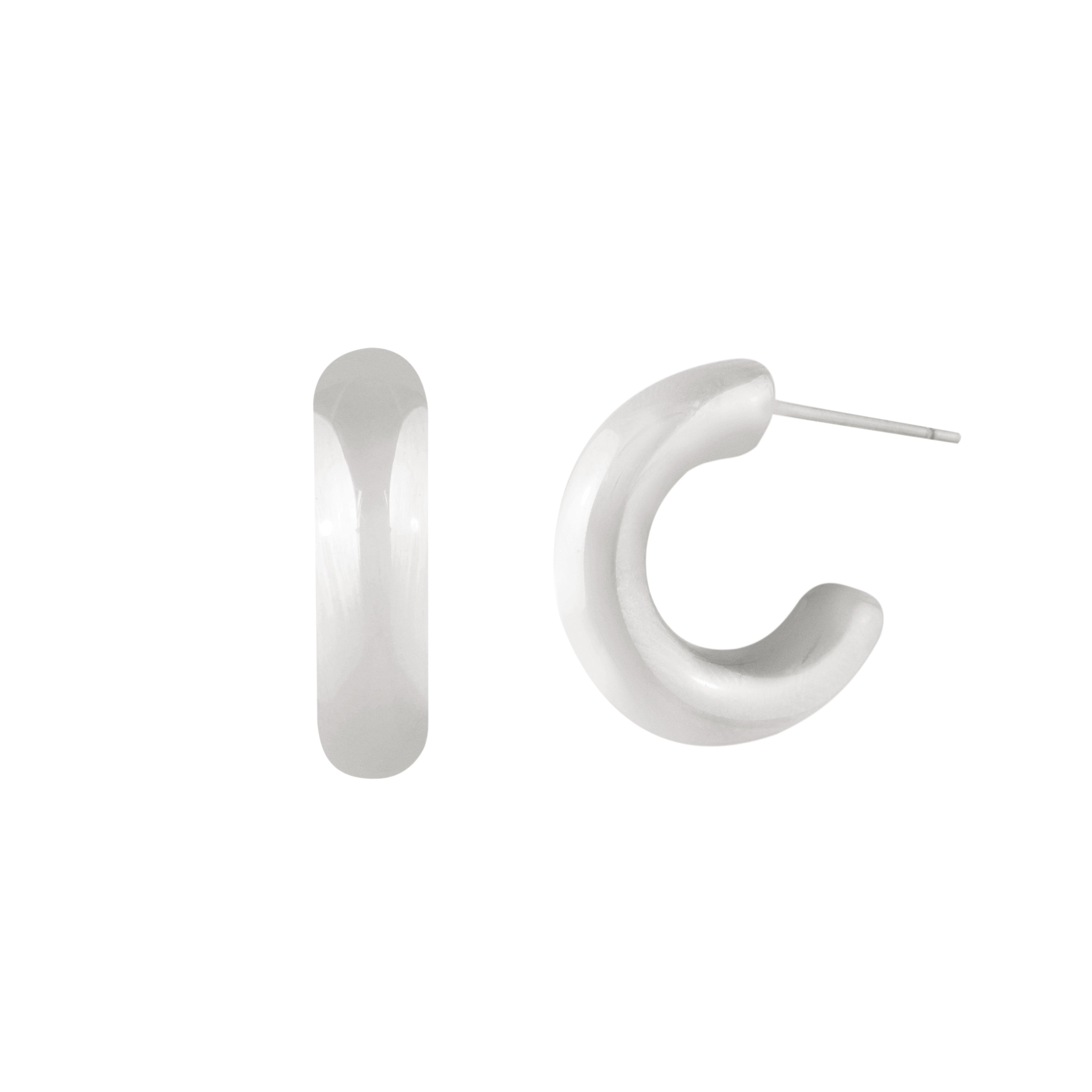 Iconic Earrings - Silver Earrings Twenty Compass   