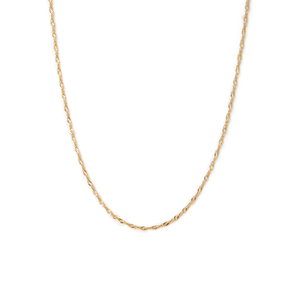 Torsade Necklace - 10 Karat Gold