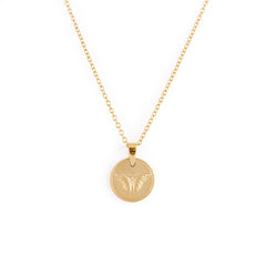 Butterfly Necklace - Gold Necklaces Twenty Compass   