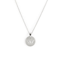 Butterfly Necklace - Silver Necklaces Twenty Compass   