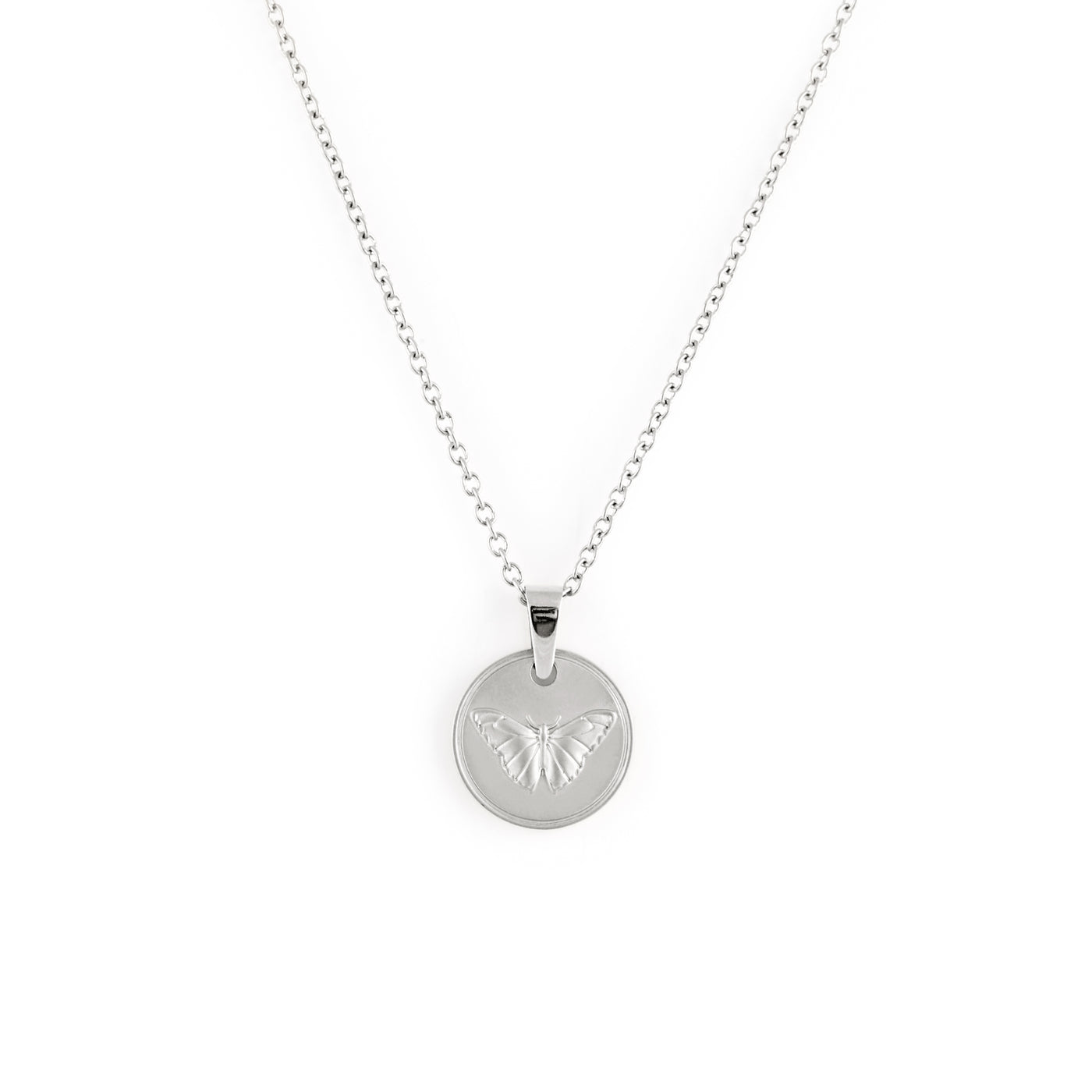 Collier Butterfly - Argent