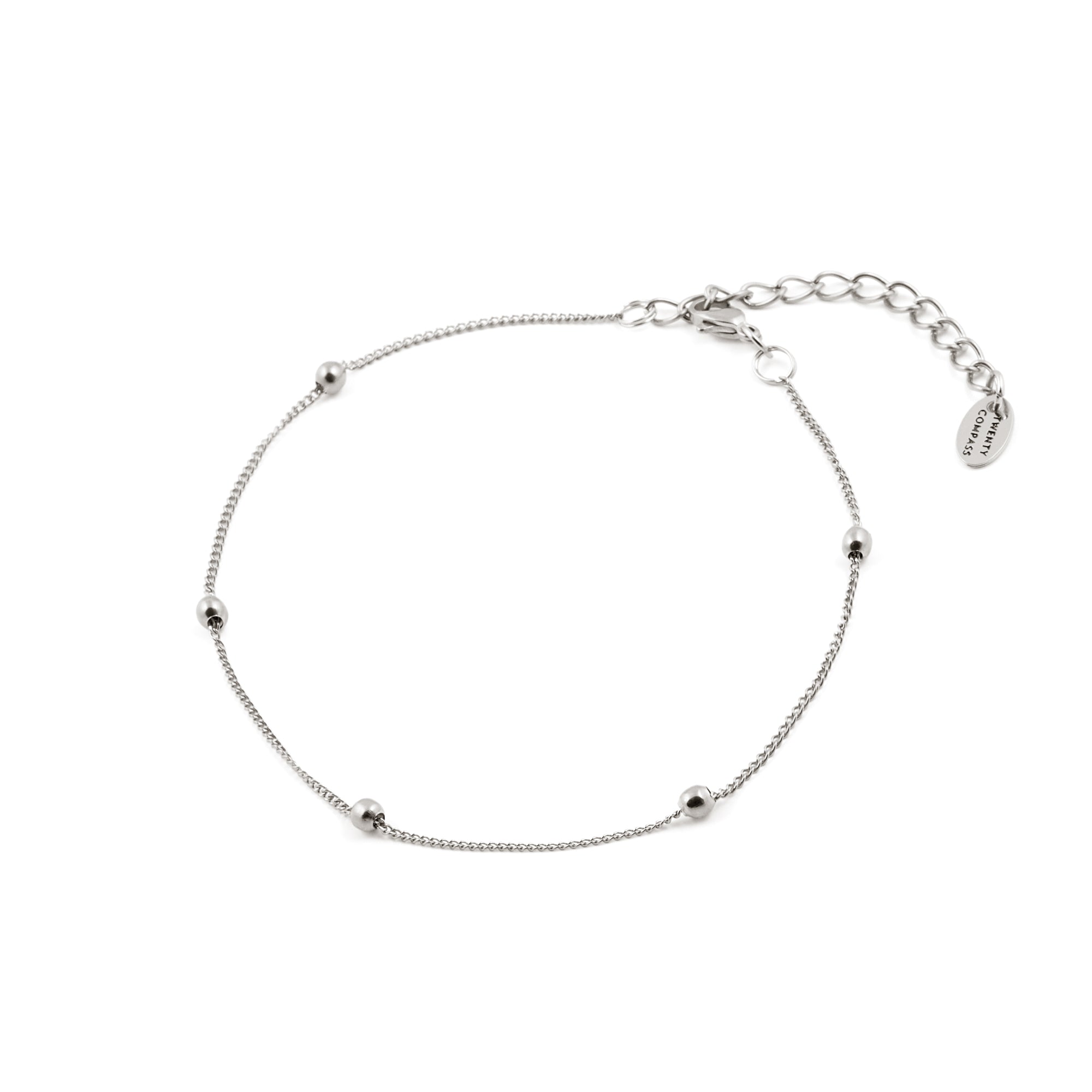 Darling Anklet - Silver Anklets Twenty Compass   