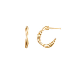 Biarritz Hoops - Gold Earrings Twenty Compass   