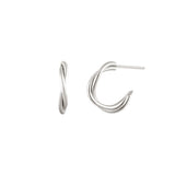 Biarritz Hoops - Silver Earrings Twenty Compass   