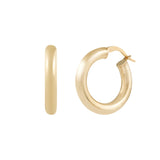 Emotion Hoops - 10 Karat Gold Earrings Compass Luxe   